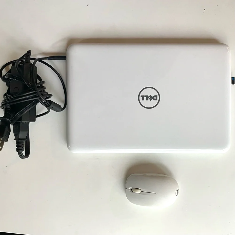 Inspiron 11.6-inch Laptop Intel Celeron 2GB Ram 32GB eMMC Flash Memory White